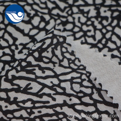 Printed Coral Fleece Brush Velvet Fabric Untuk Jok